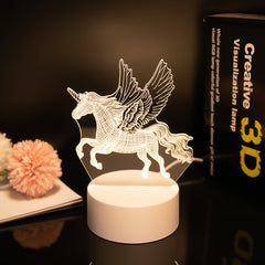 Creative Touch 3d Small Night Lamp Acrylic Table Lamp