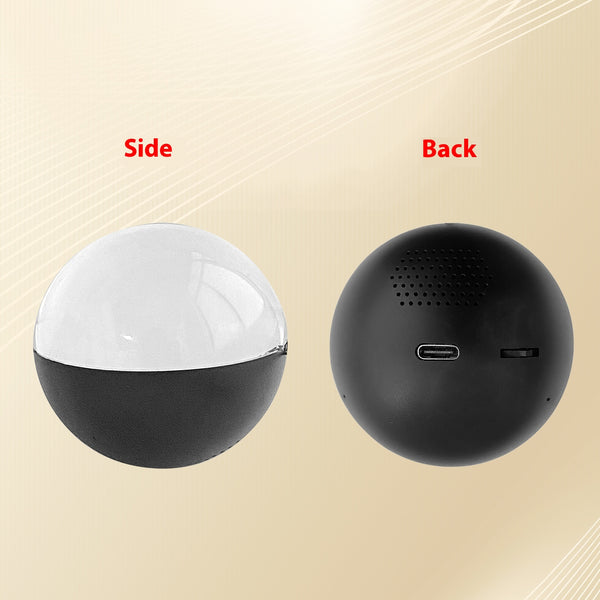 Fashionable And Personalized Electronic Ball Video Player 3D Video Crystal Ball DIY Memory Art Glass Ball Lamp Spherical Pixel Display 2.7inchs Screen 4GB Videos Player For Gift